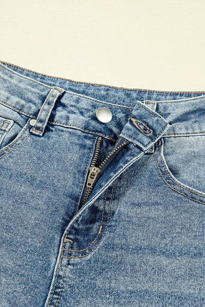 Milena Seam Detail Shift Jeans - Hello Beautiful BoutiqueJeansThreaded Pear