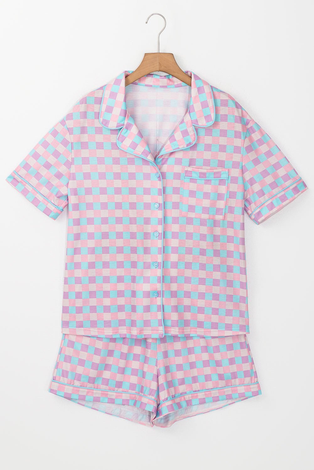 Miley Short Sleeve Pajamas Set - Hello Beautiful Boutique15% OFFThreaded Pear