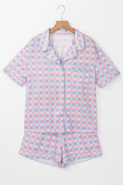 Miley Short Sleeve Pajamas Set - Hello Beautiful Boutique15% OFFThreaded Pear