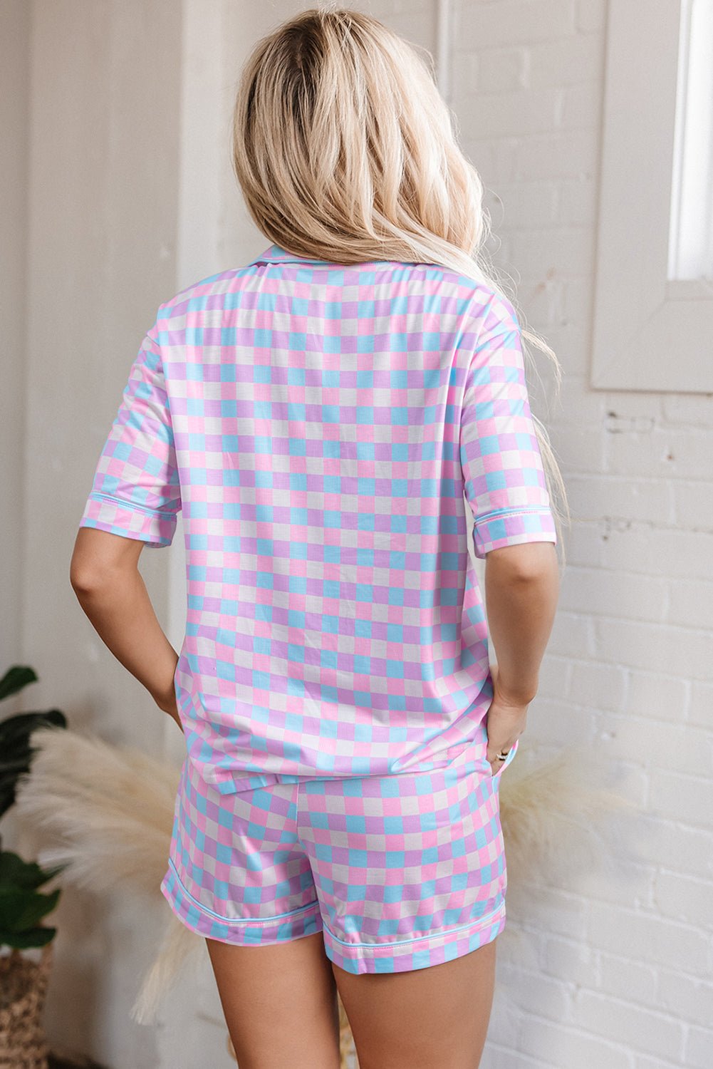 Miley Short Sleeve Pajamas Set - Hello Beautiful Boutique15% OFFThreaded Pear