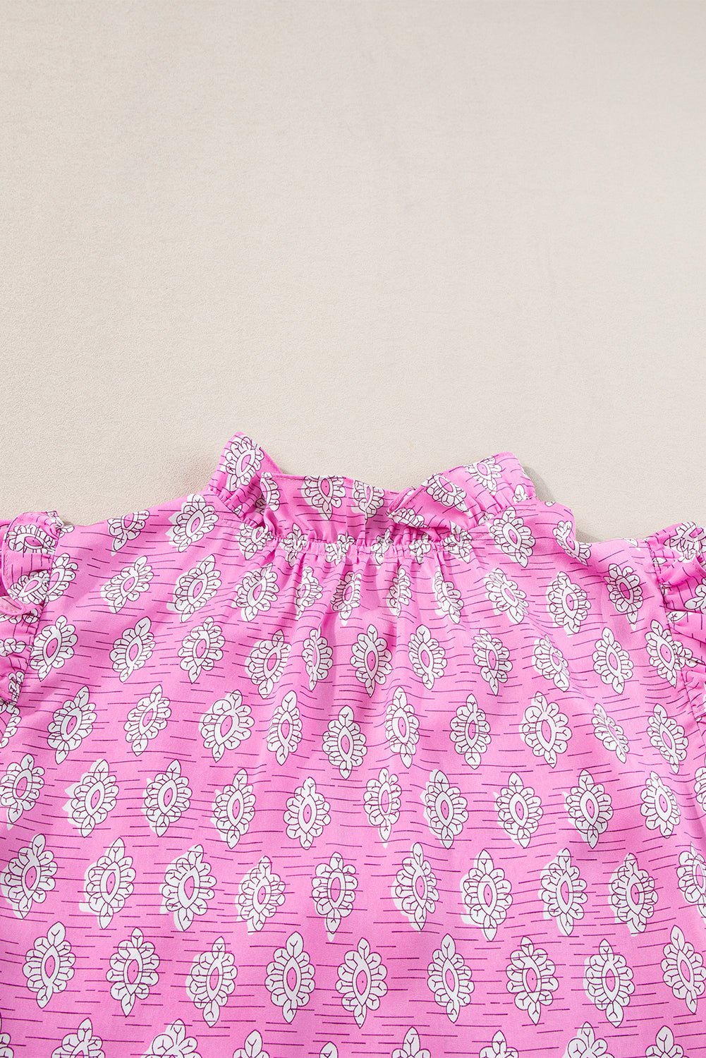 Miller Ruffled Short Sleeve Blouse - Hello Beautiful BoutiqueBlouses & ShirtsThreaded Pear