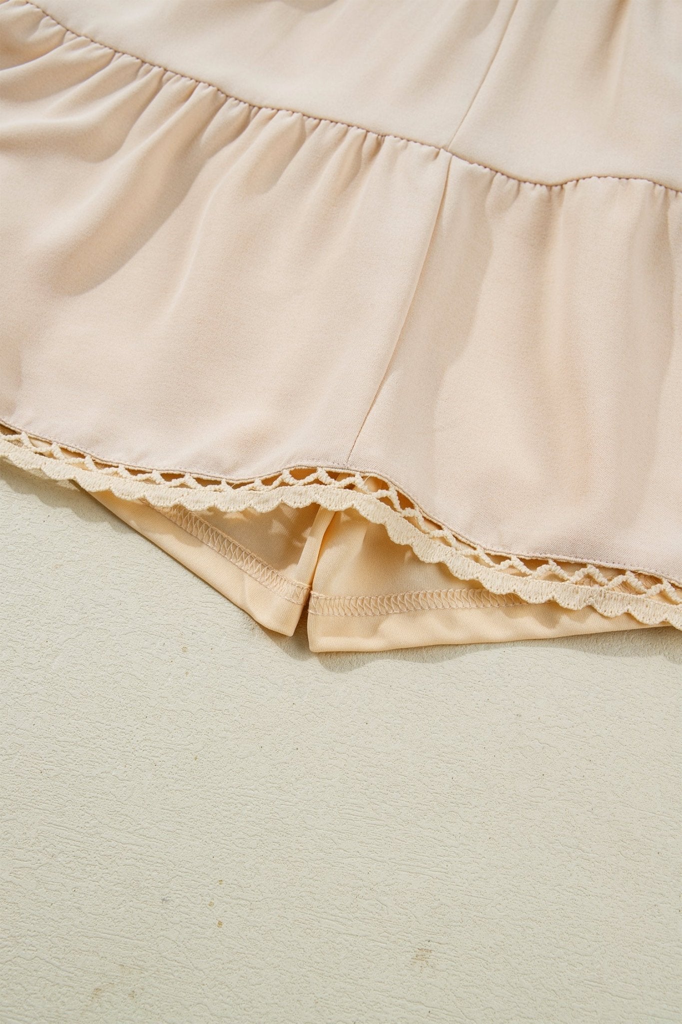 Millie Trim Boho Ruffled PLUS Shorts - Hello Beautiful BoutiquePlus Size BottomsThreaded Pear