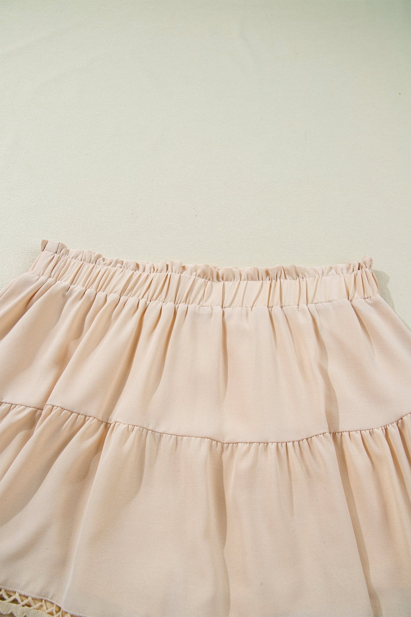 Millie Trim Boho Ruffled PLUS Shorts - Hello Beautiful BoutiquePlus Size BottomsThreaded Pear