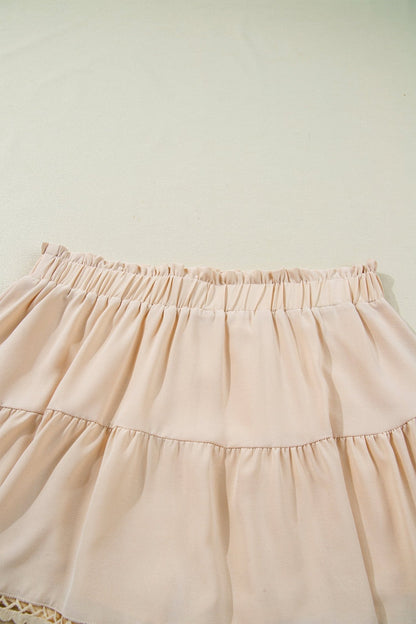 Millie Trim Boho Ruffled PLUS Shorts - Hello Beautiful BoutiquePlus Size BottomsThreaded Pear