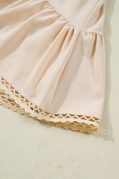 Millie Trim Boho Ruffled PLUS Shorts - Hello Beautiful BoutiquePlus Size BottomsThreaded Pear
