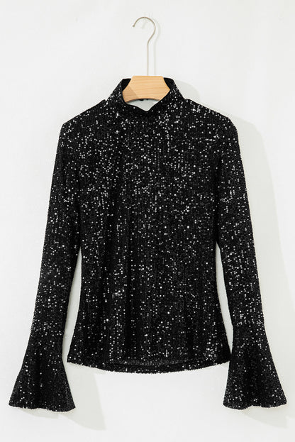 Mira Back Bell Sleeve Top - Hello Beautiful BoutiqueLong Sleeve TopsThreaded Pear