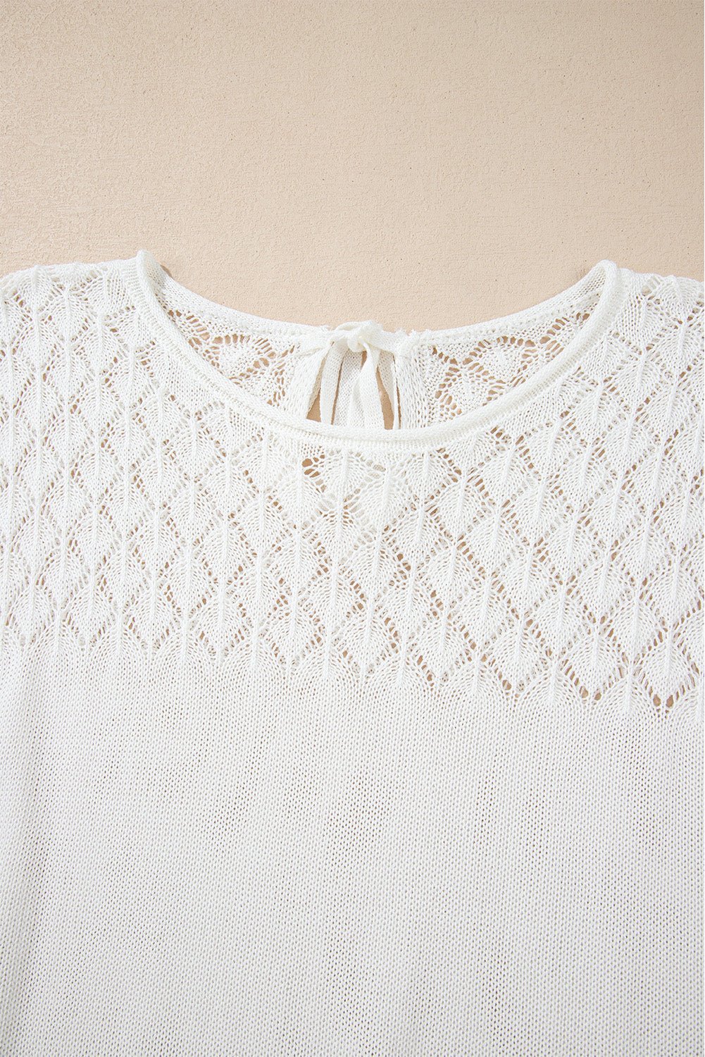 Miracle Back Short Sleeve Sweater - Hello Beautiful BoutiqueShort Sleeve SweatersThreaded Pear