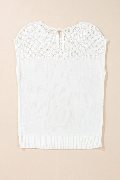 Miracle Back Short Sleeve Sweater - Hello Beautiful BoutiqueShort Sleeve SweatersThreaded Pear