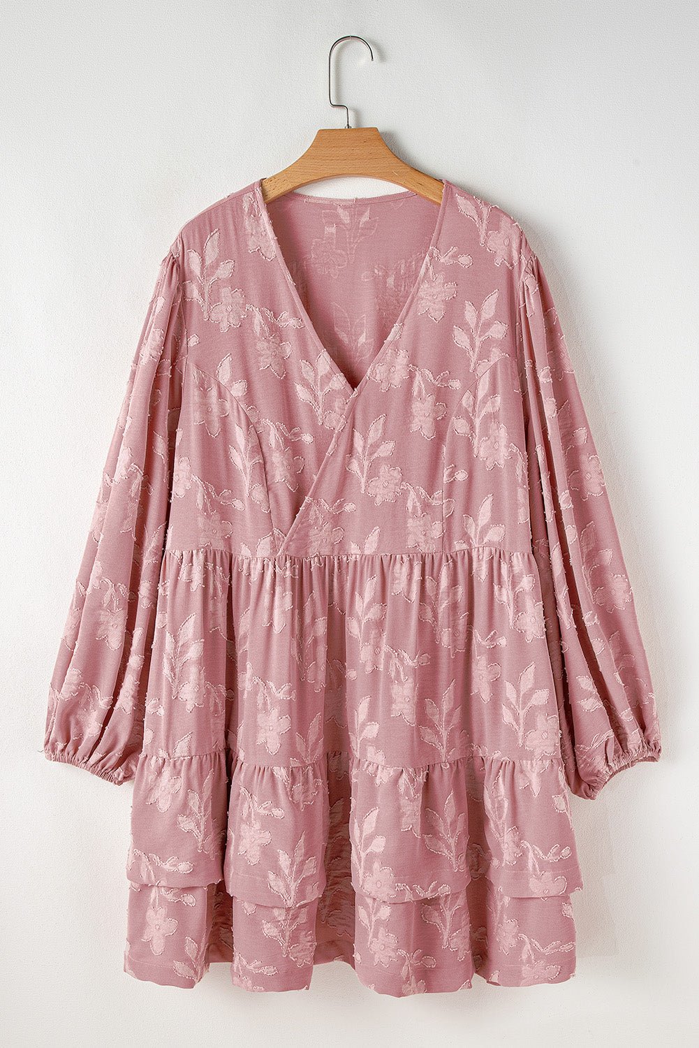 Miracle Surplice Tiered Ruffled PLUS Dress - Hello Beautiful Boutique15% OFFThreaded Pear