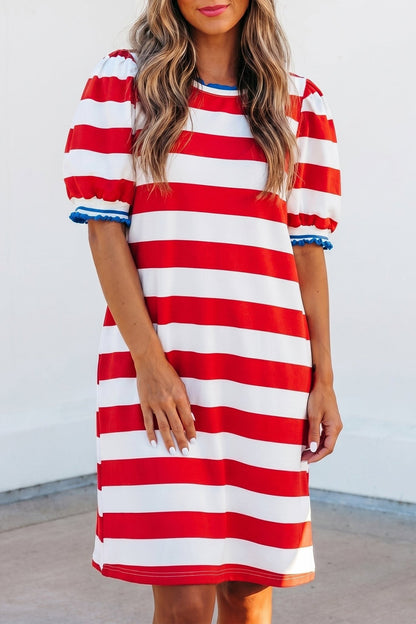 Miriam Sleeve Shift Mini Dress - Hello Beautiful BoutiqueMini DressesThreaded Pear