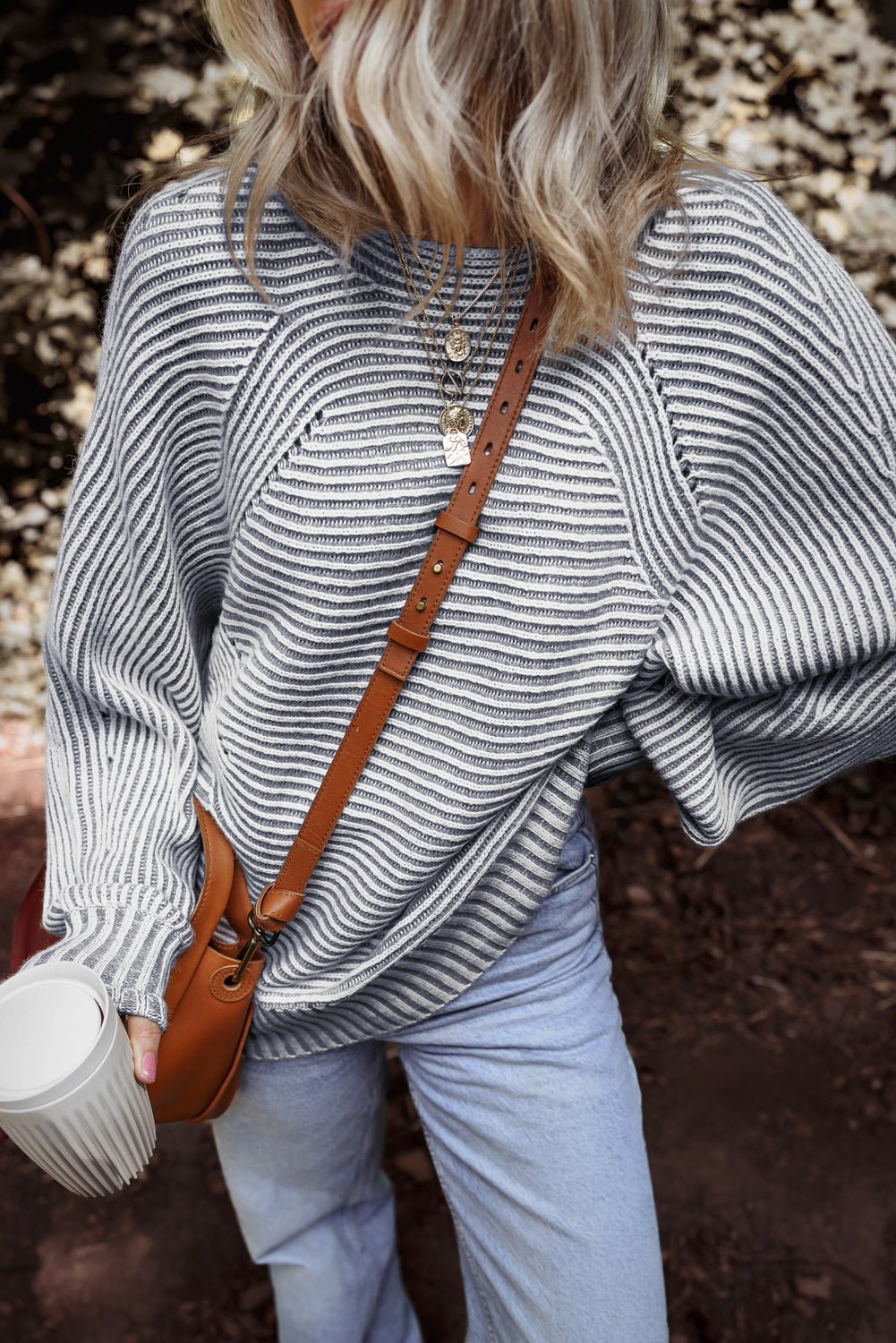 Molly Knit Boat Baggy Sweater - Hello Beautiful BoutiqueSweatersThreaded Pear
