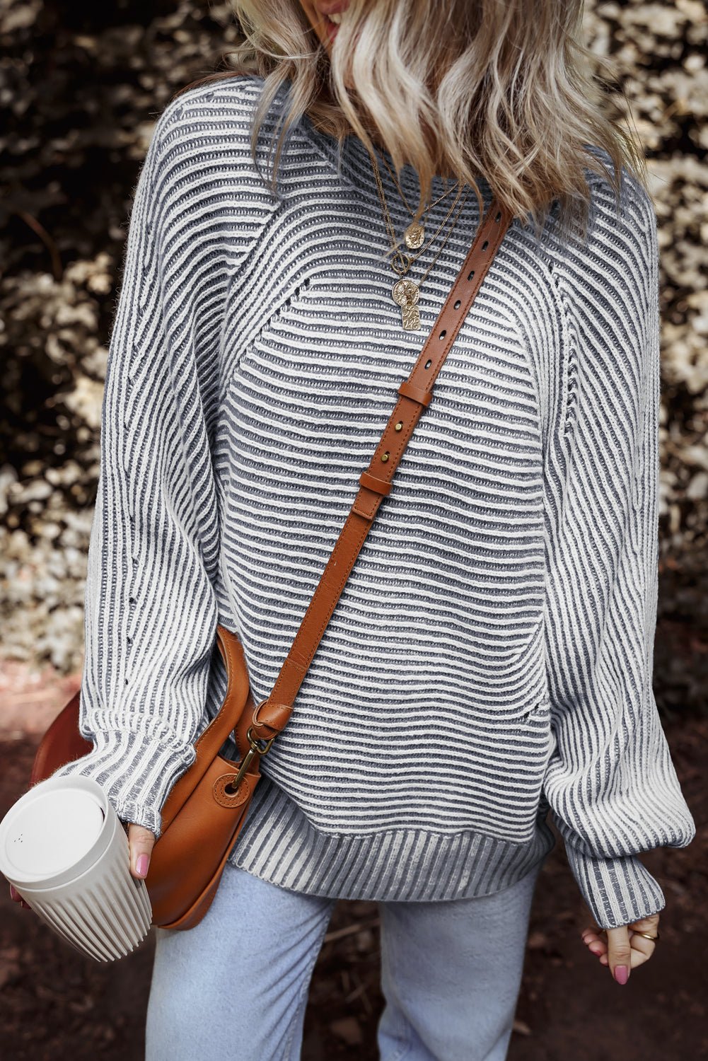 Molly Knit Boat Baggy Sweater - Hello Beautiful BoutiqueSweatersThreaded Pear