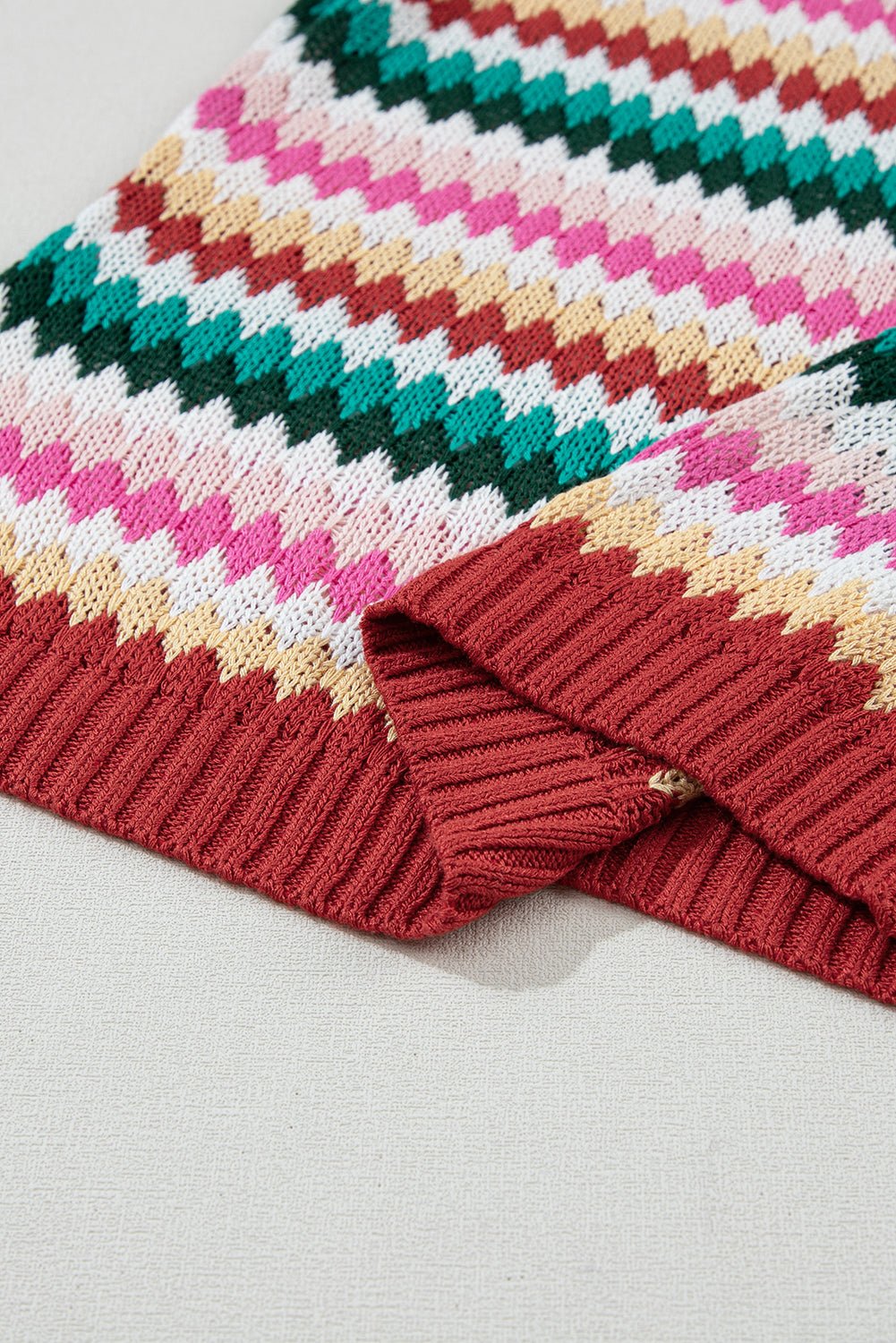 Molly Sleeve Colorful Textured Sweater - Hello Beautiful BoutiqueSweatersThreaded Pear