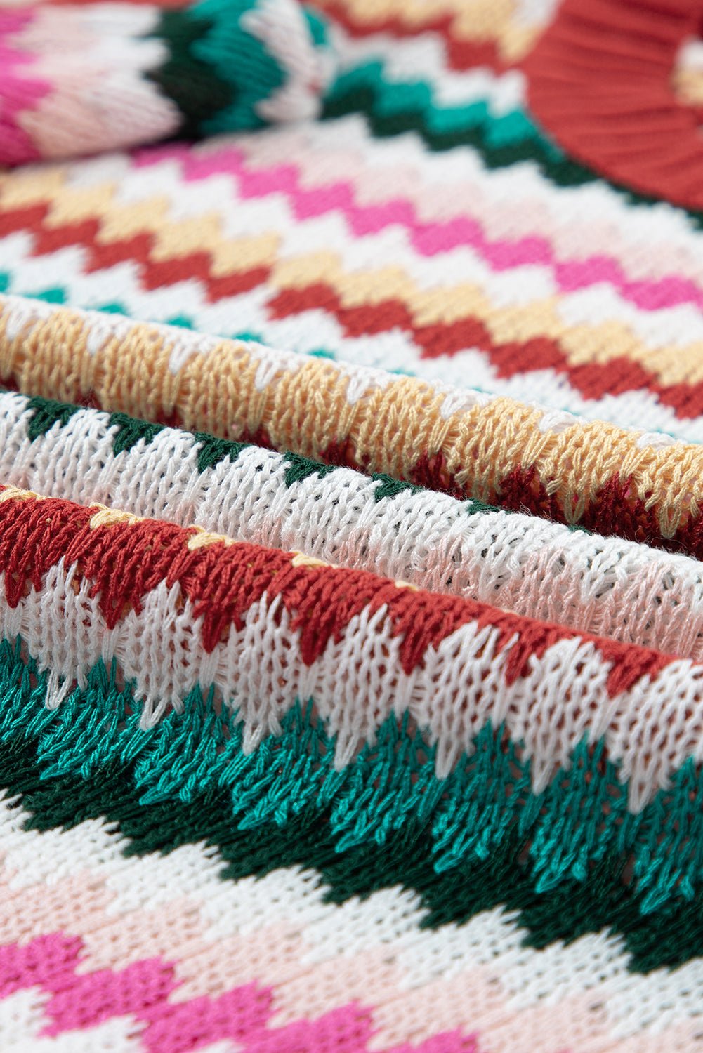 Molly Sleeve Colorful Textured Sweater - Hello Beautiful BoutiqueSweatersThreaded Pear