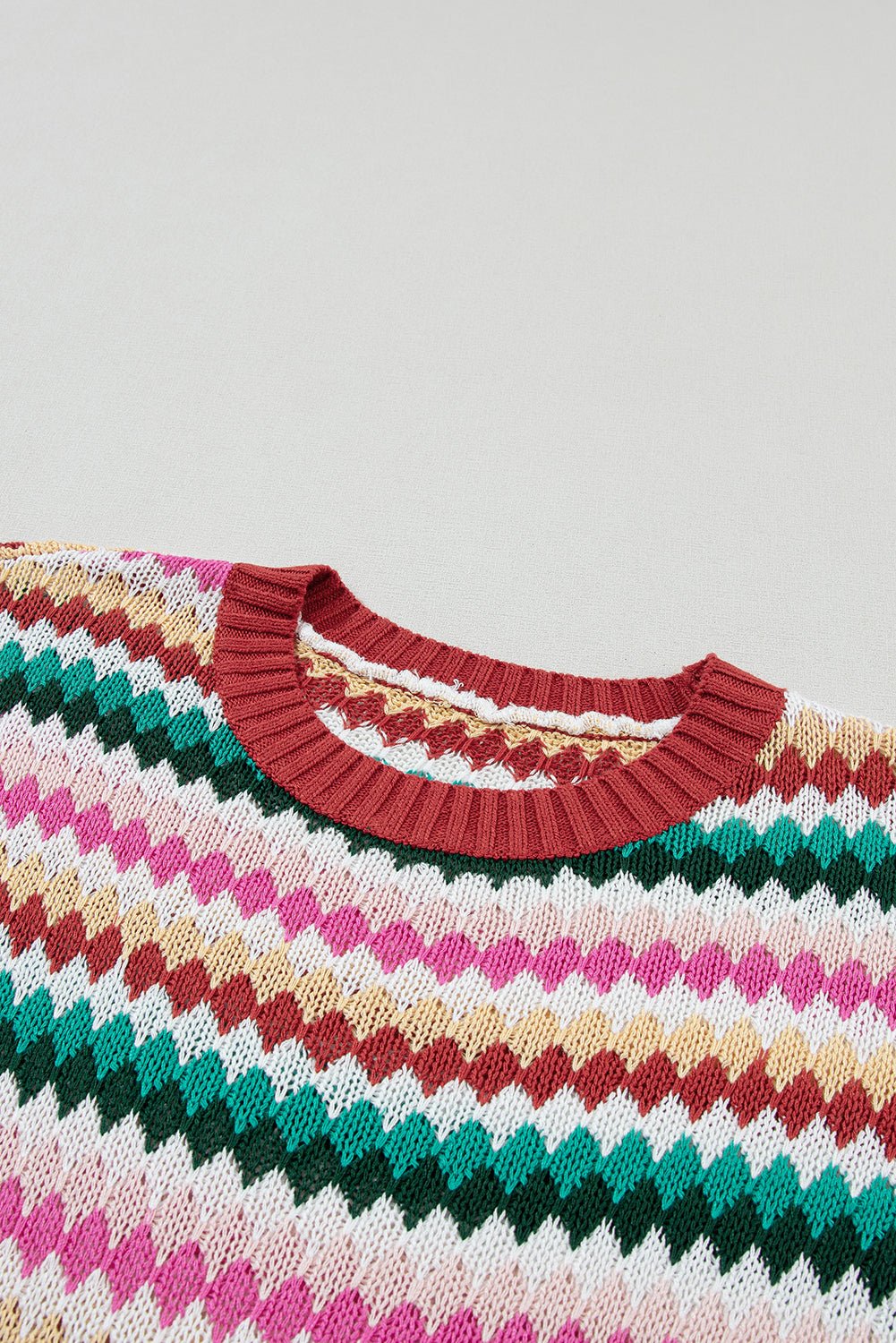 Molly Sleeve Colorful Textured Sweater - Hello Beautiful BoutiqueSweatersThreaded Pear