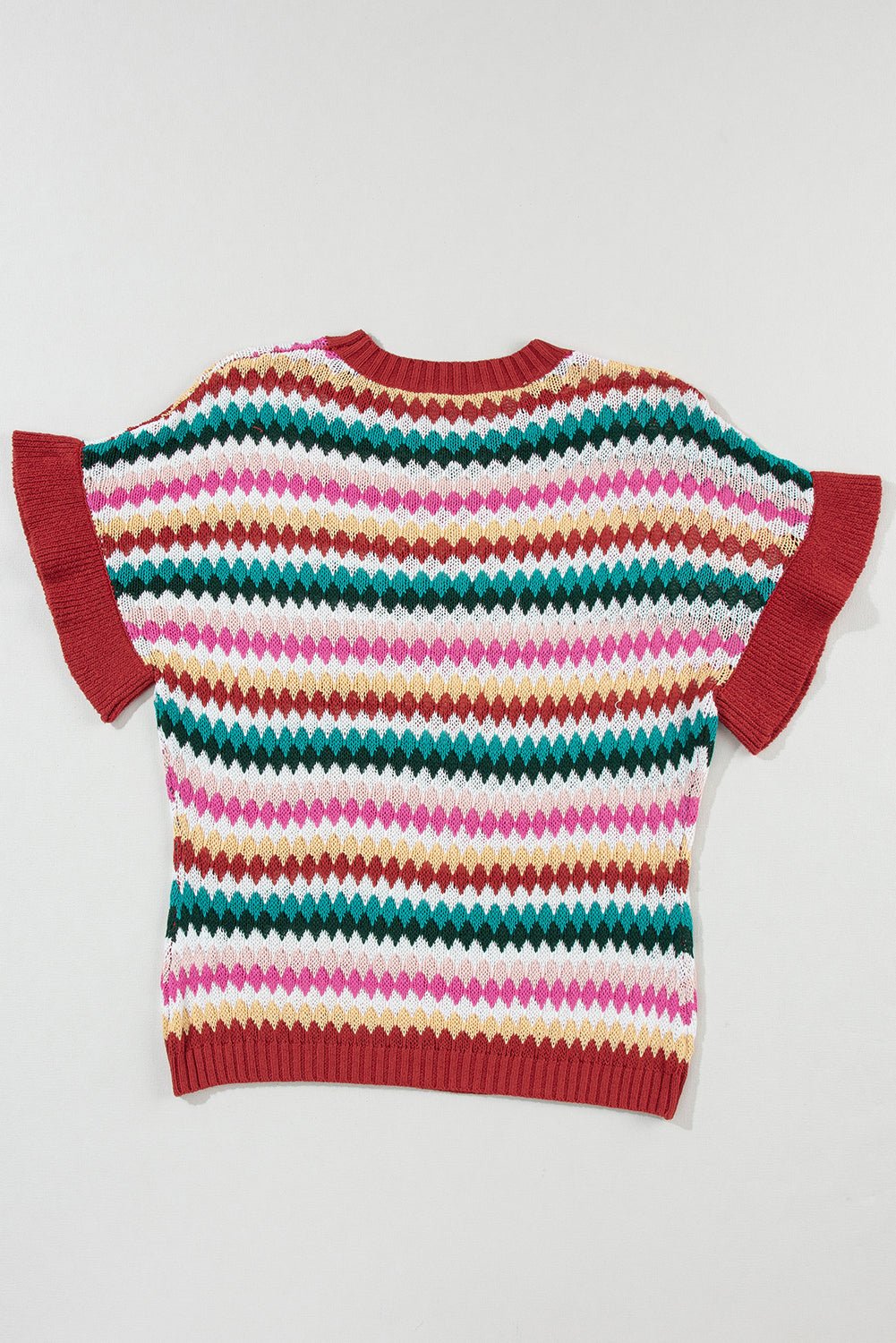 Molly Sleeve Colorful Textured Sweater - Hello Beautiful BoutiqueSweatersThreaded Pear