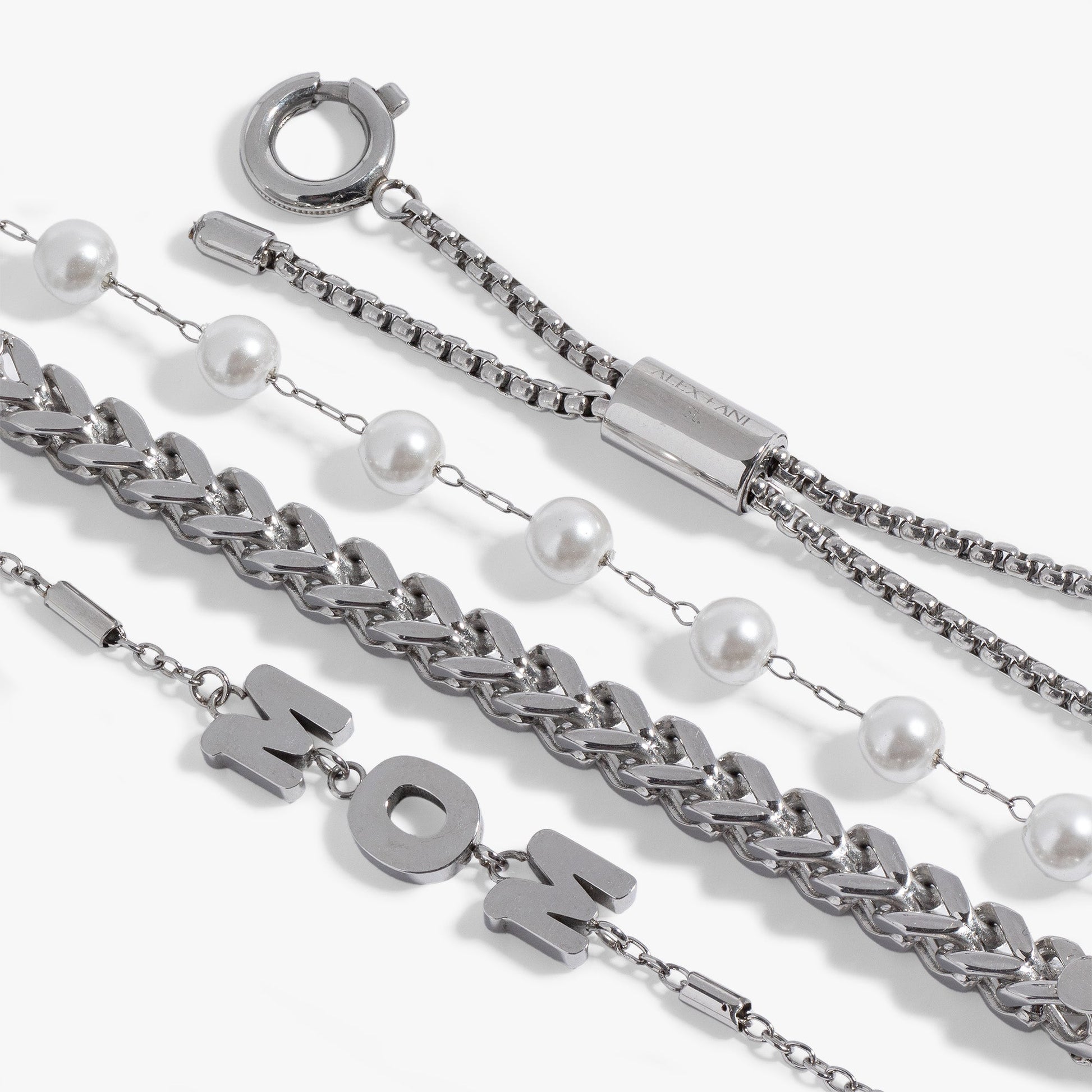 Mom Pearl Stranded™ Bracelet Set - Hello Beautiful BoutiqueBraceletsALEX AND ANI