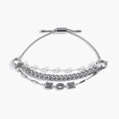 Mom Pearl Stranded™ Bracelet Set - Hello Beautiful BoutiqueBraceletsALEX AND ANI