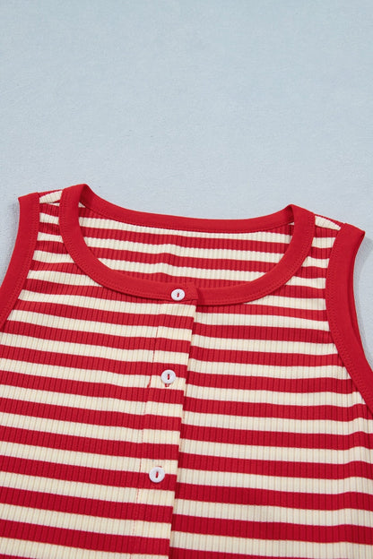 Monica Ribbed Knit Tank Top - Hello Beautiful BoutiqueTank TopsThreaded Pear
