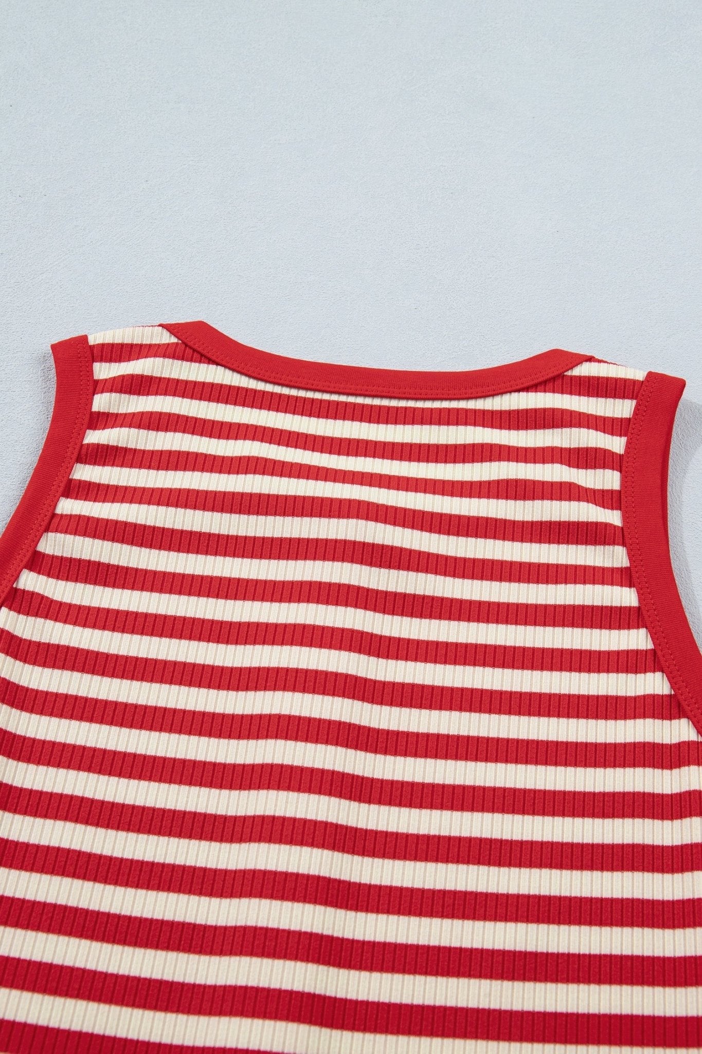 Monica Ribbed Knit Tank Top - Hello Beautiful BoutiqueTank TopsThreaded Pear