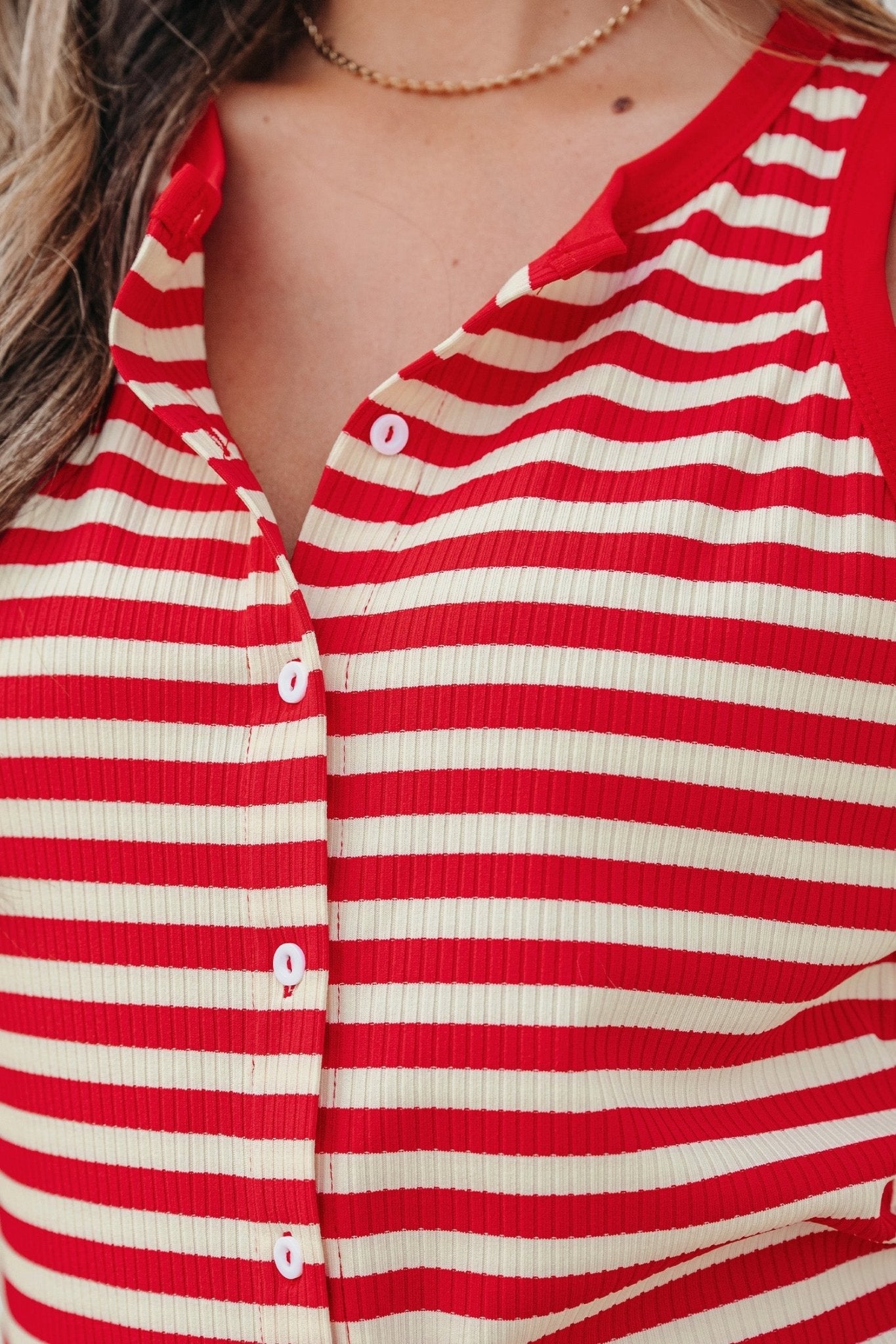 Monica Ribbed Knit Tank Top - Hello Beautiful BoutiqueTank TopsThreaded Pear