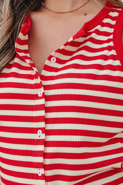 Monica Ribbed Knit Tank Top - Hello Beautiful BoutiqueTank TopsThreaded Pear