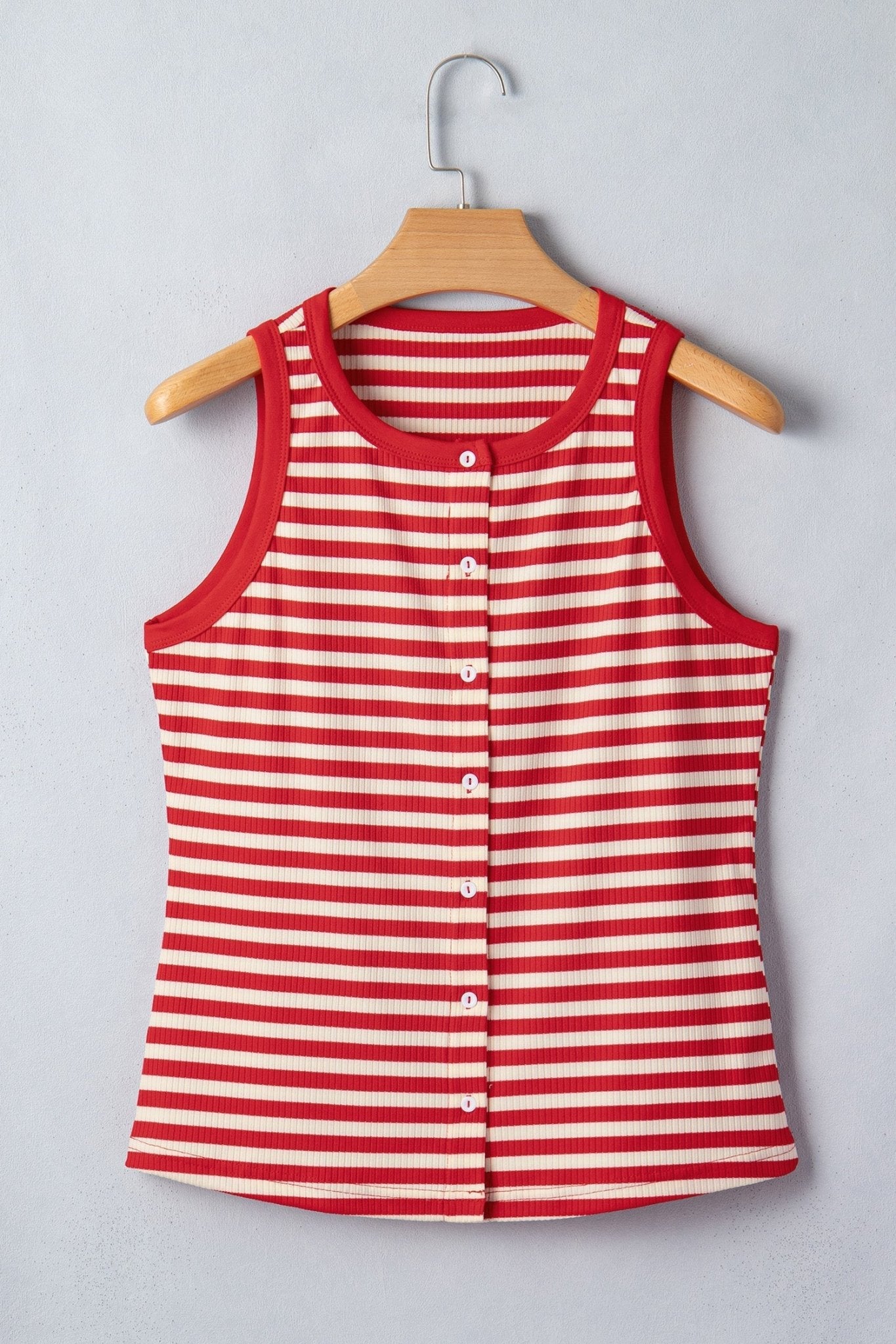 Monica Ribbed Knit Tank Top - Hello Beautiful BoutiqueTank TopsThreaded Pear