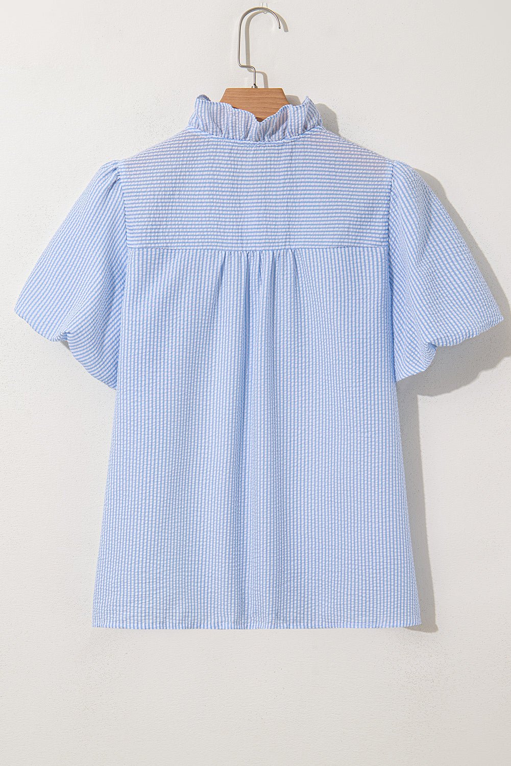 Monica Short Bubble Sleeve Shirt - Hello Beautiful BoutiqueBlouses & ShirtsThreaded Pear