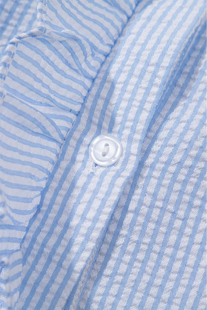 Monica Short Bubble Sleeve Shirt - Hello Beautiful BoutiqueBlouses & ShirtsThreaded Pear