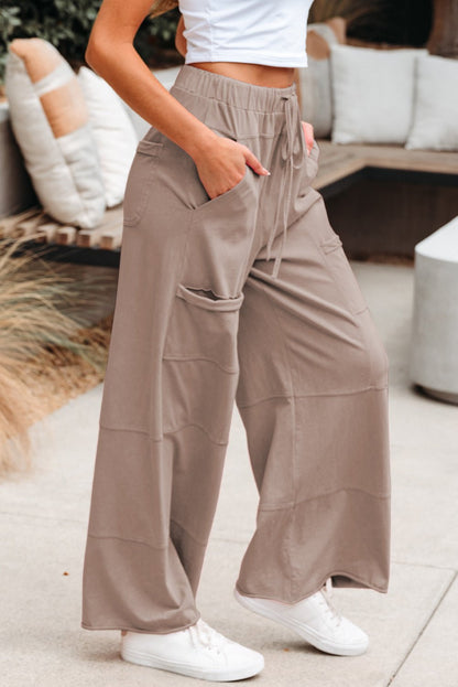 Monica Wide Leg Cargo Pants - Hello Beautiful BoutiquePants & CulotteThreaded Pear