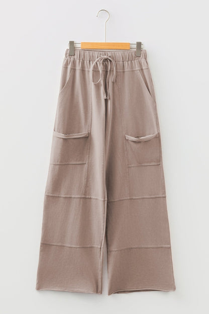 Monica Wide Leg Cargo Pants - Hello Beautiful BoutiquePants & CulotteThreaded Pear
