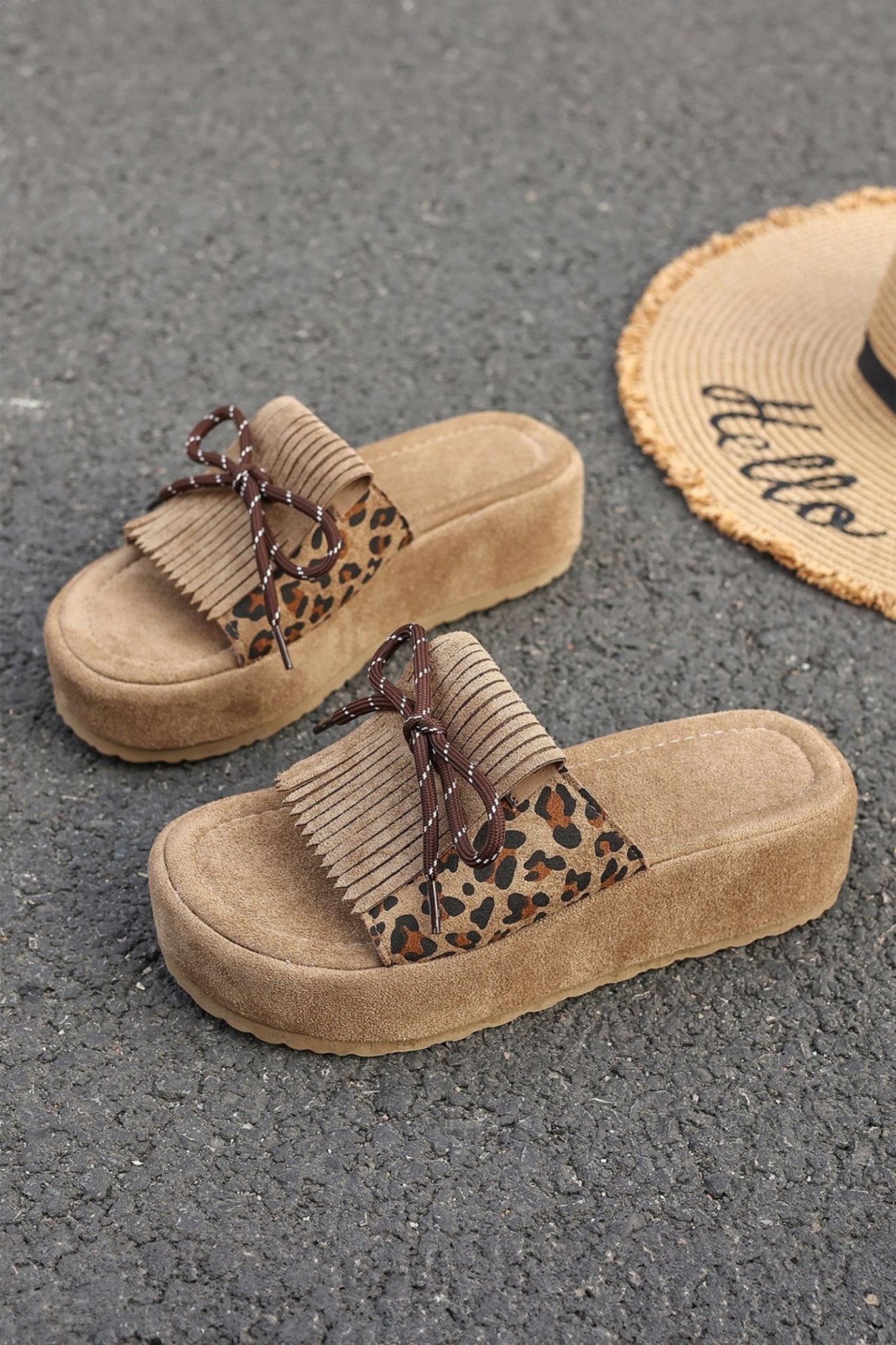 Morgan Up Detail Platform Slippers - Hello Beautiful BoutiqueSlippersThreaded Pear