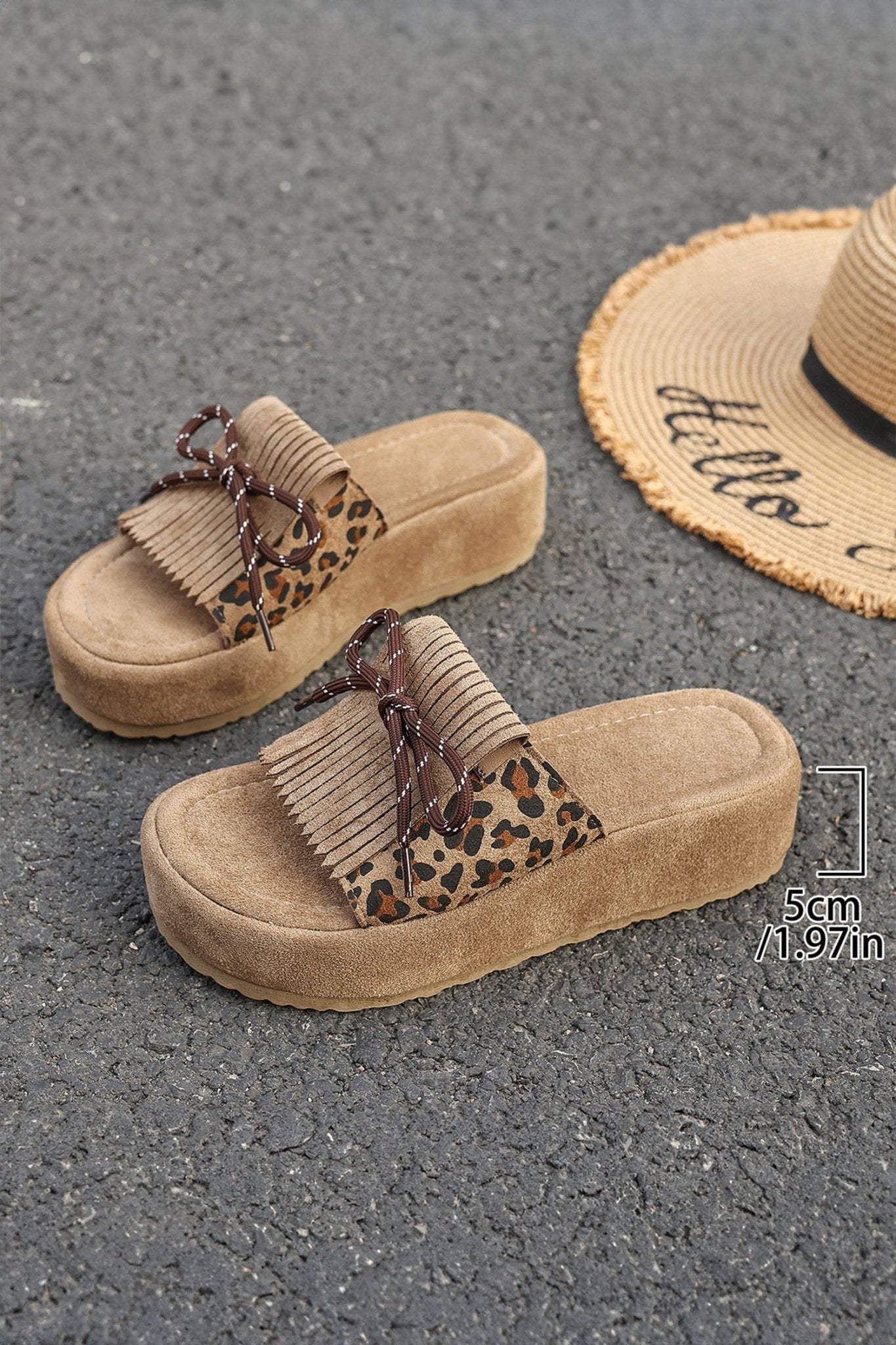 Morgan Up Detail Platform Slippers - Hello Beautiful BoutiqueSlippersThreaded Pear