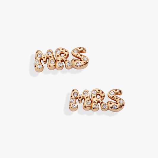 'Mrs' Bubble Crystal Stud Earrings - Hello Beautiful BoutiqueEarringsALEX AND ANI