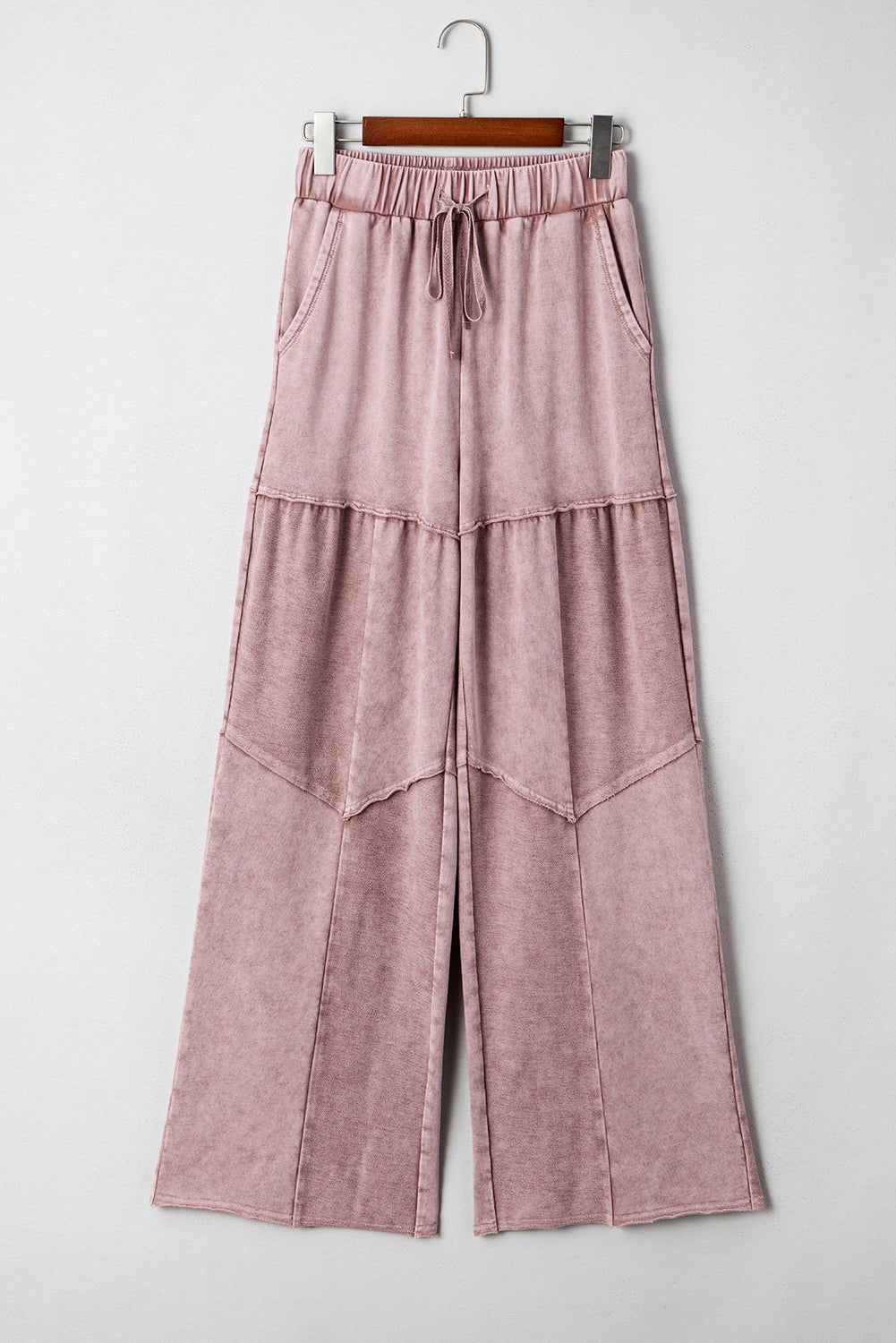 Murphy Leg Patchwork Drawstring Pants - Hello Beautiful BoutiquePants & CulotteThreaded Pear