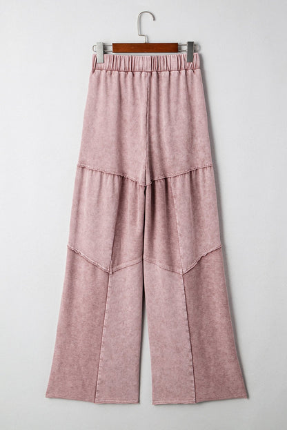 Murphy Leg Patchwork Drawstring Pants - Hello Beautiful BoutiquePants & CulotteThreaded Pear