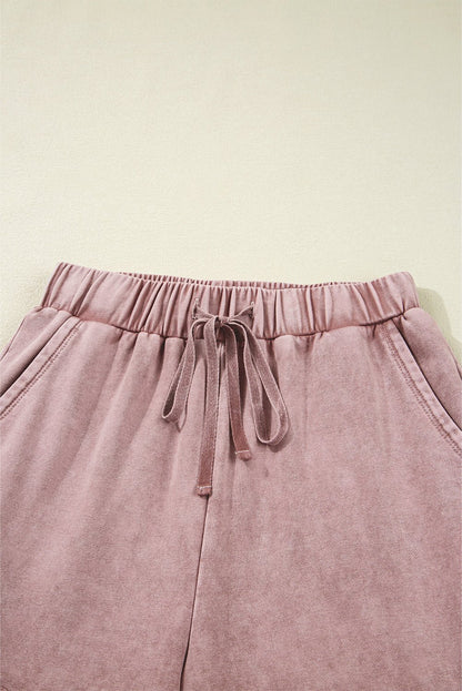 Murphy Leg Patchwork Drawstring Pants - Hello Beautiful BoutiquePants & CulotteThreaded Pear
