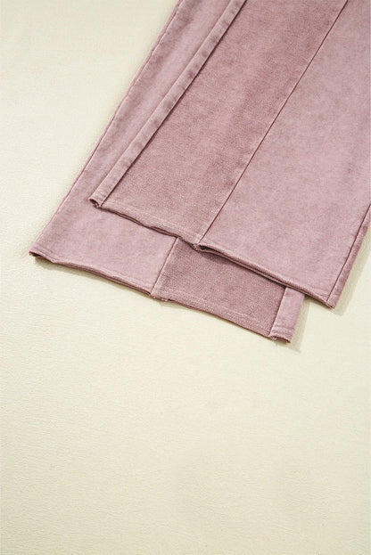 Murphy Leg Patchwork Drawstring Pants - Hello Beautiful BoutiquePants & CulotteThreaded Pear