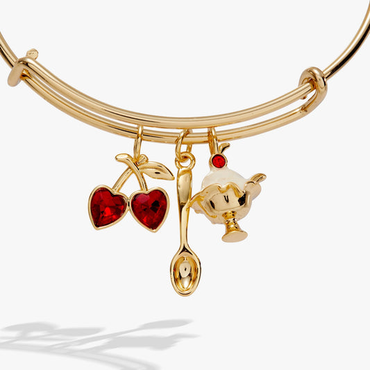 'My Cherry Amour' Ice-Cream Sundae Multi Charm Bangle - Hello Beautiful BoutiqueBraceletsALEX AND ANI