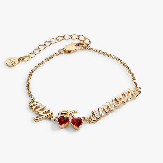 'My Cherry Amour' In-Line Chain Bracelet - Hello Beautiful BoutiqueBraceletsALEX AND ANI