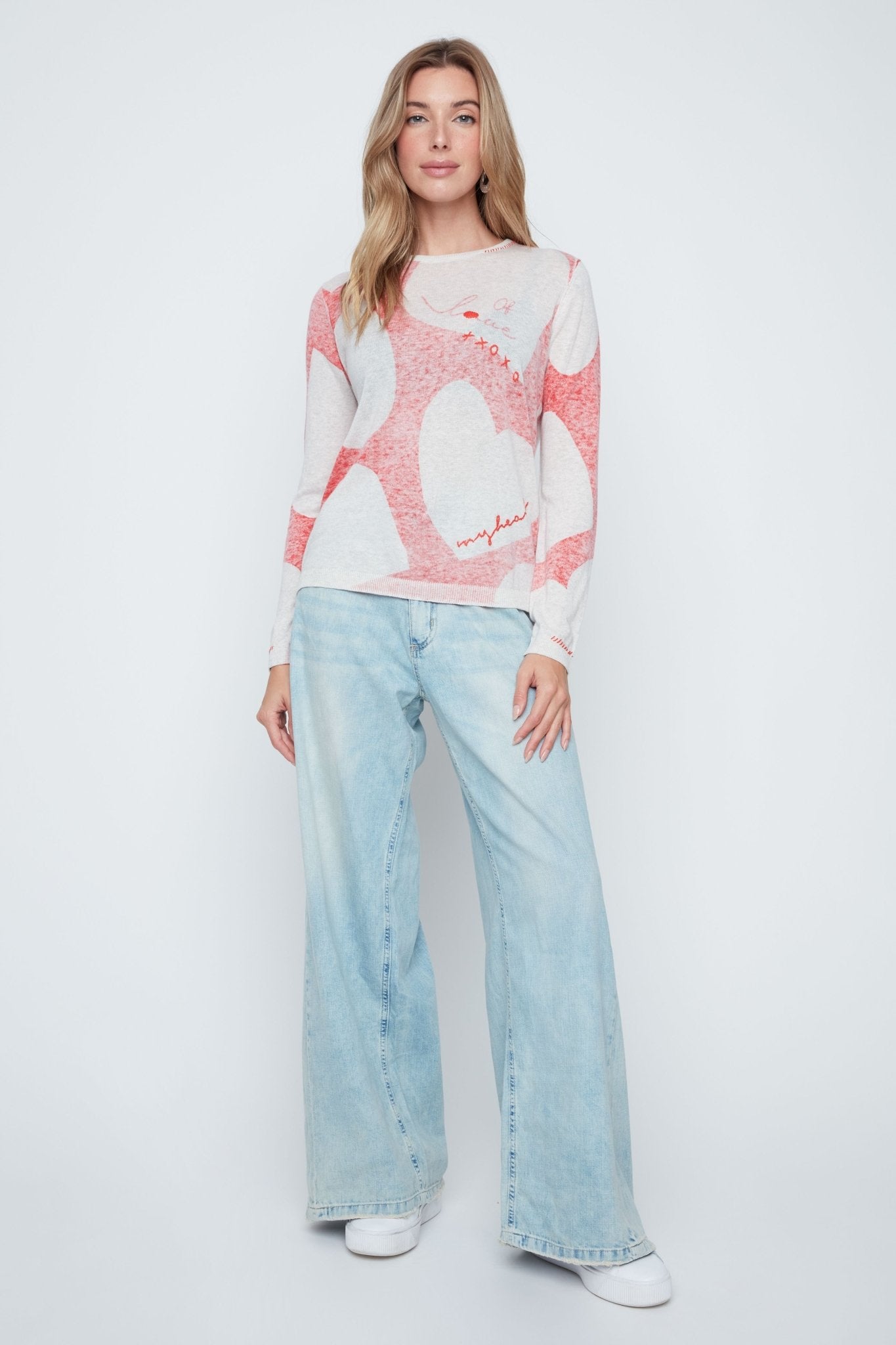 My Heart Sweater R6976 - Hello Beautiful BoutiqueTopsRenuar