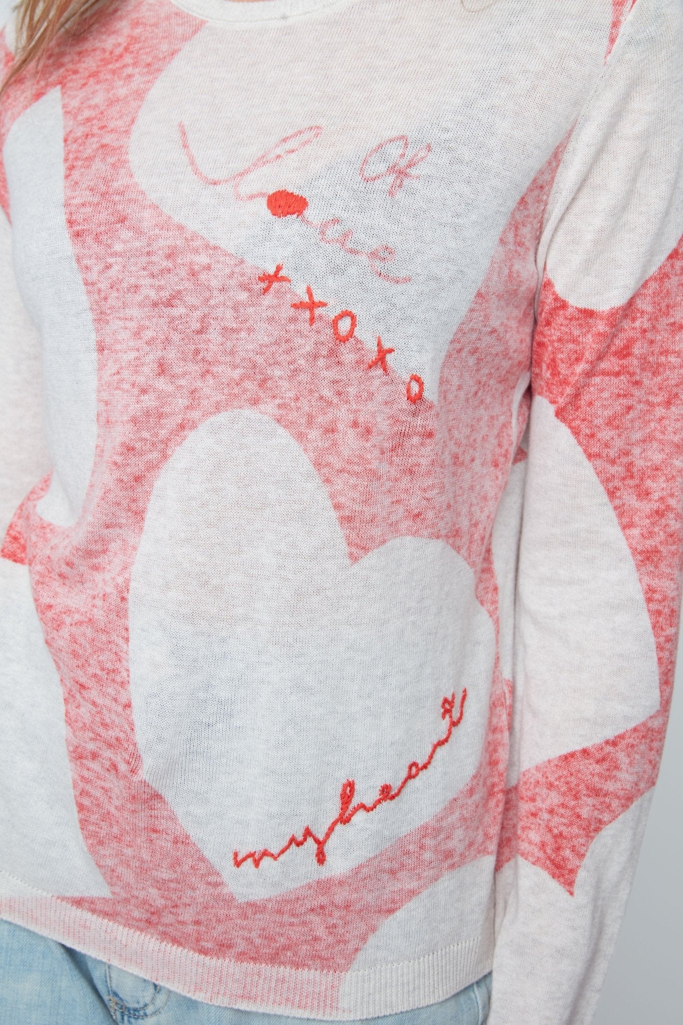 My Heart Sweater R6976 - Hello Beautiful BoutiqueTopsRenuar