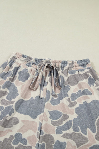 Mya Camo Loose Tee Set - Hello Beautiful BoutiqueShort SetsThreaded Pear
