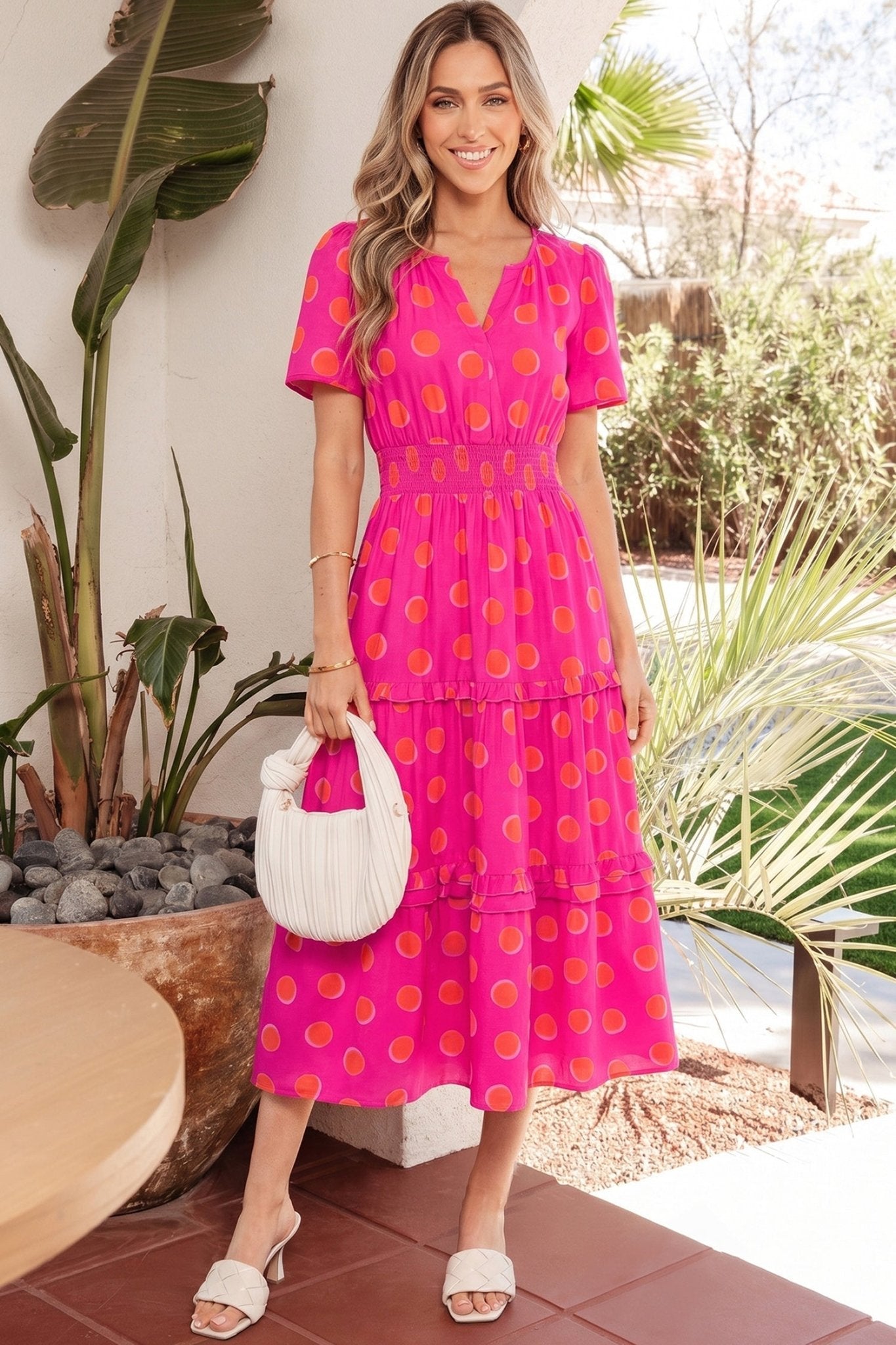 Myra High Waist Midi Dress - Hello Beautiful BoutiqueMidi DressesThreaded Pear