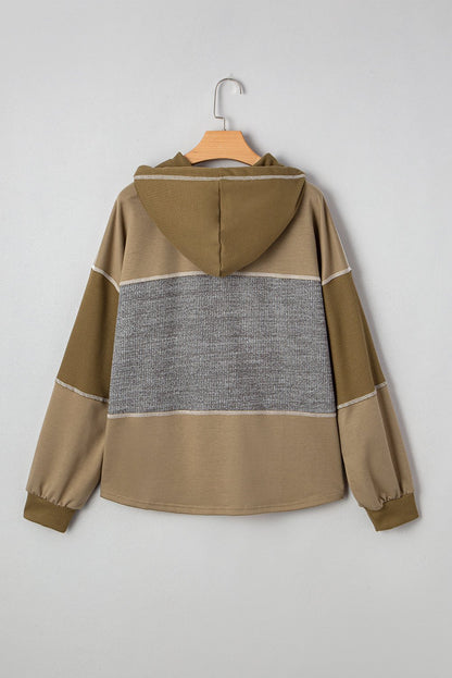 Myrabella Exposed Seam Half Pullover - Hello Beautiful BoutiqueSweatshirts & HoodiesThreaded Pear