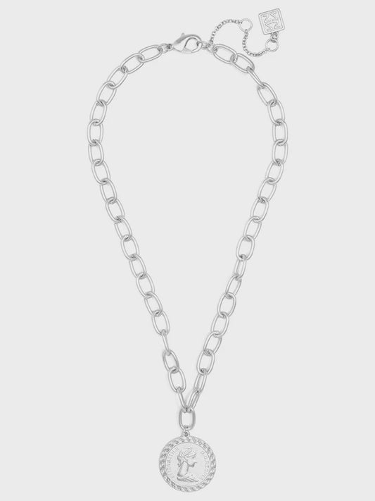 Coin Pendant Necklace N2554