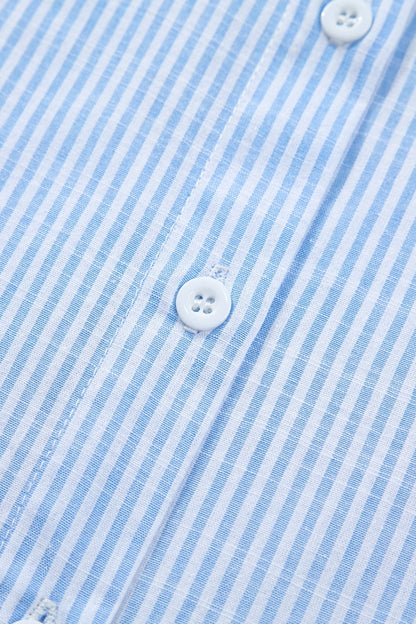 Nadia Collar Short Sleeve Shirt - Hello Beautiful BoutiqueBlouses & ShirtsThreaded Pear