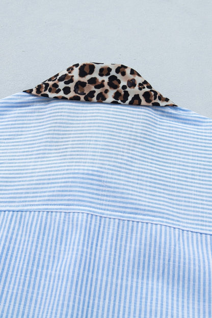 Nadia Collar Short Sleeve Shirt - Hello Beautiful BoutiqueBlouses & ShirtsThreaded Pear