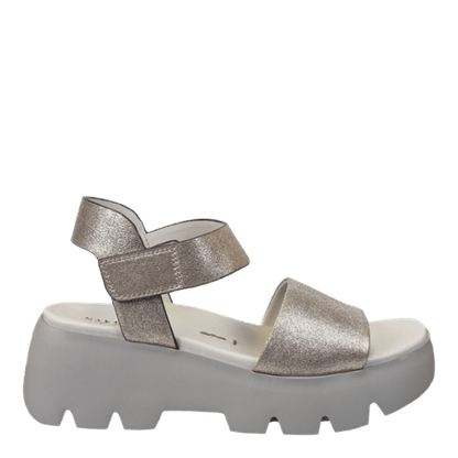Naked Feet Alloy Sandal Beige - Hello Beautiful BoutiqueShoesNaked Feet