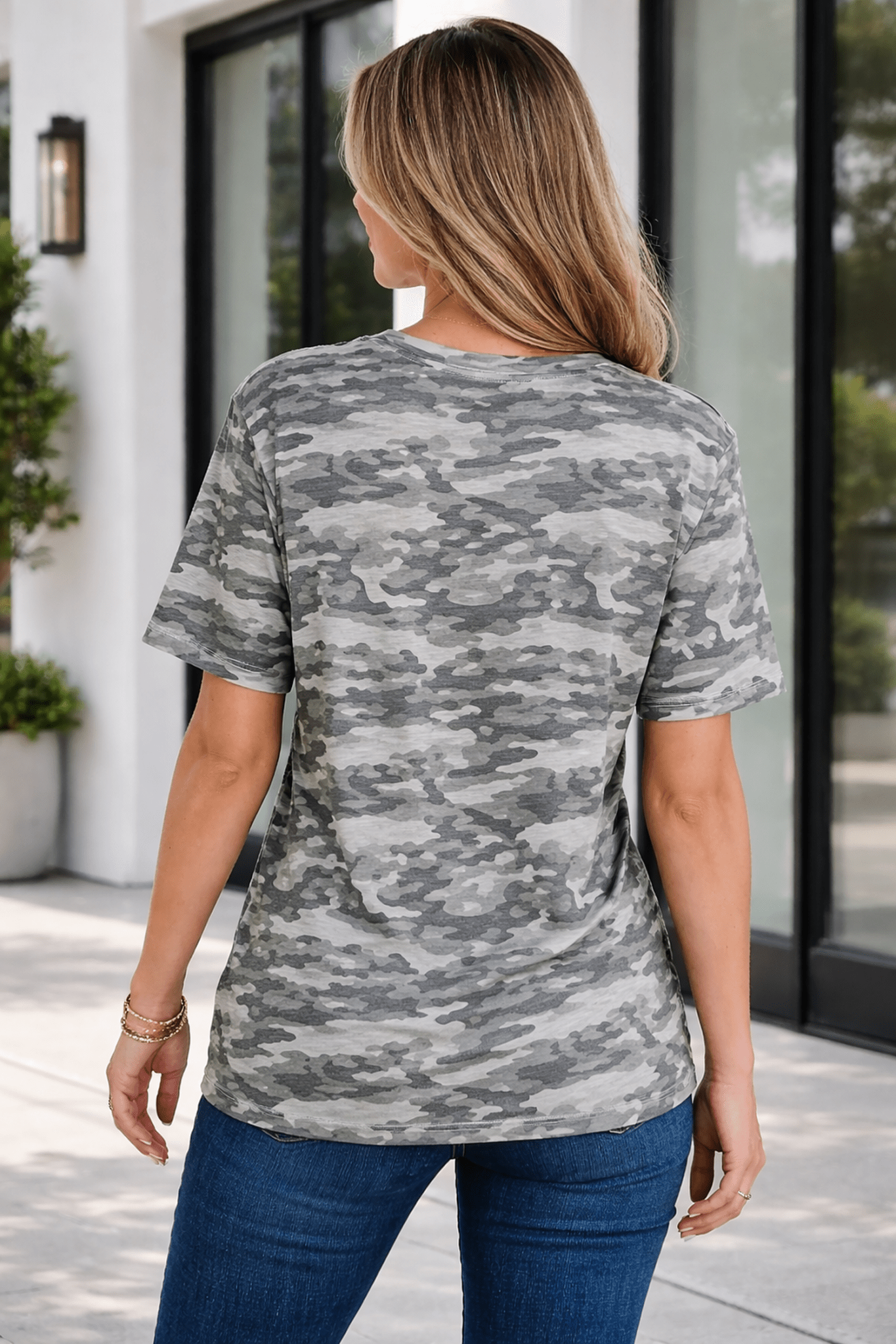Nala Print Raw Edge Tee - Hello Beautiful BoutiqueTops & TeesThreaded Pear